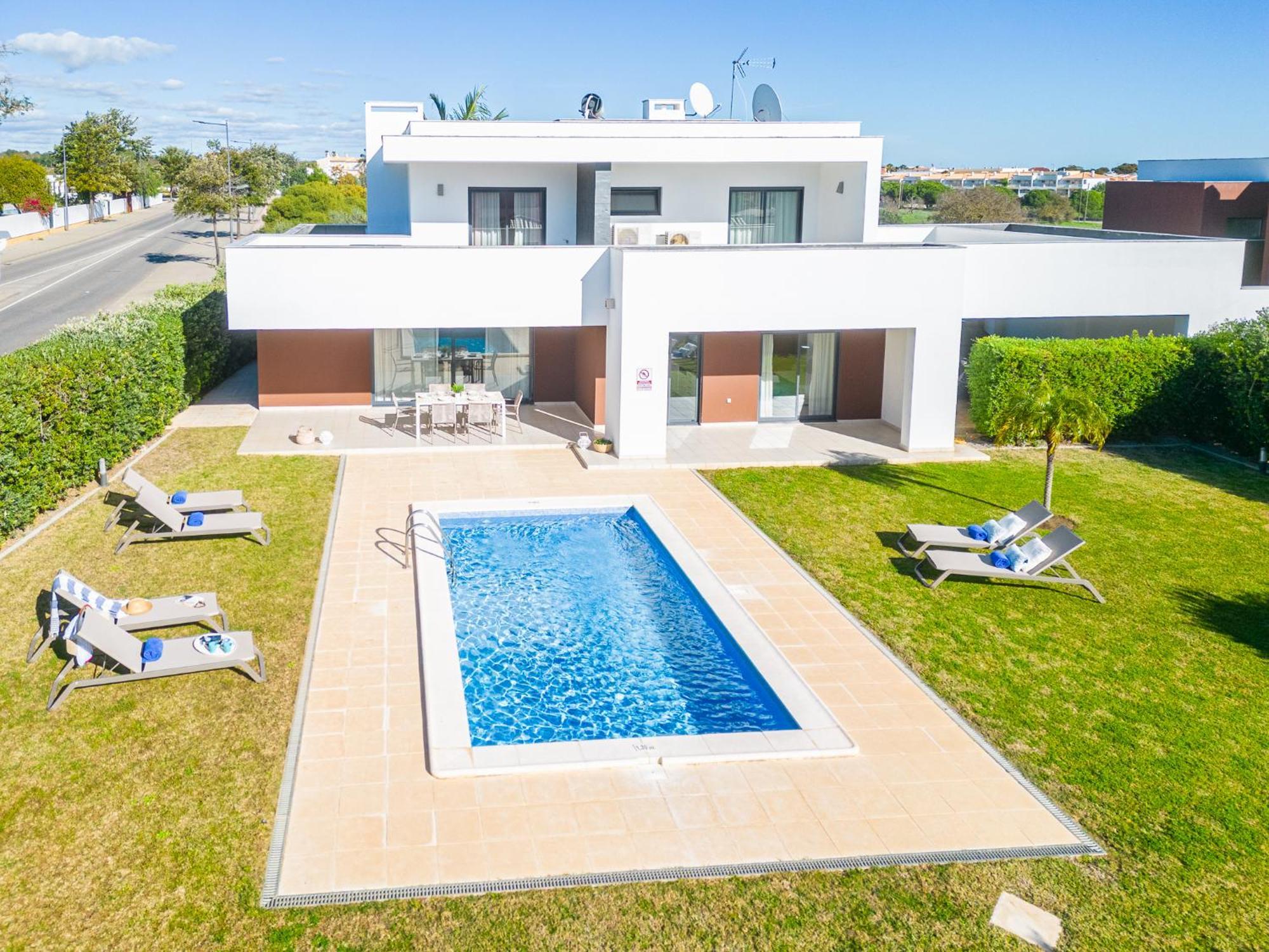 Villas Novochoro - Large Garden- Heatable Pool Albufeira Exterior foto