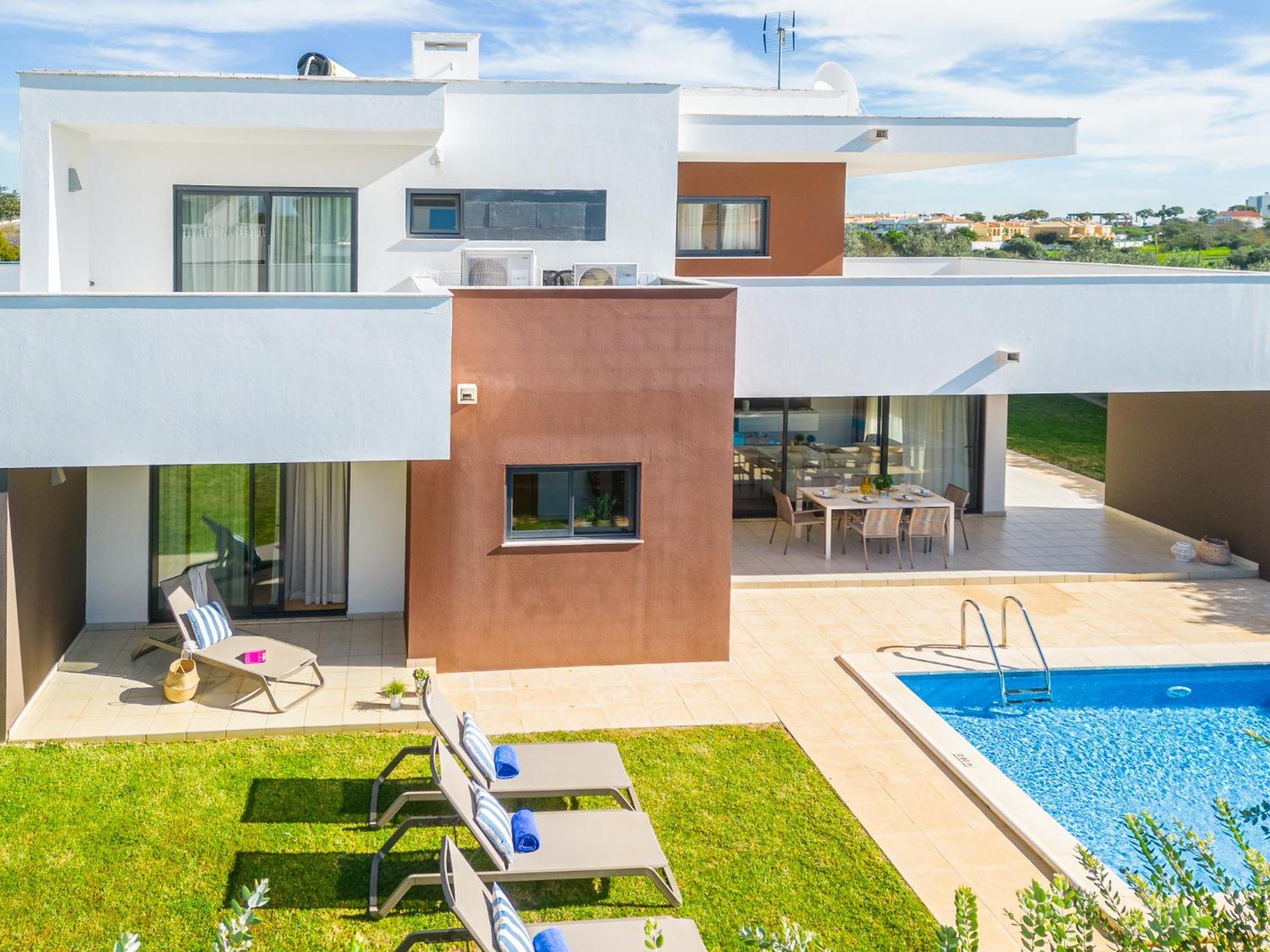 Villas Novochoro - Large Garden- Heatable Pool Albufeira Exterior foto